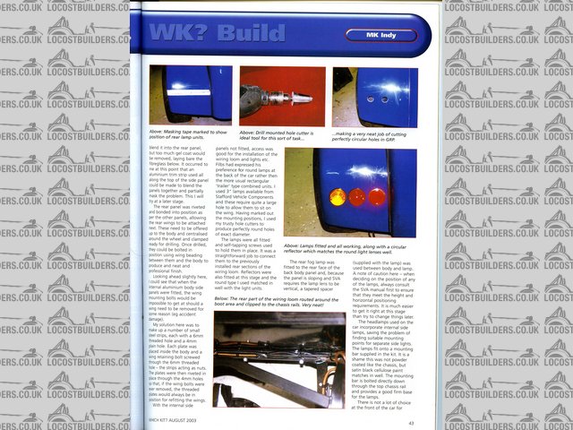 Which Kit Aug 03 MK Indy Build Page2